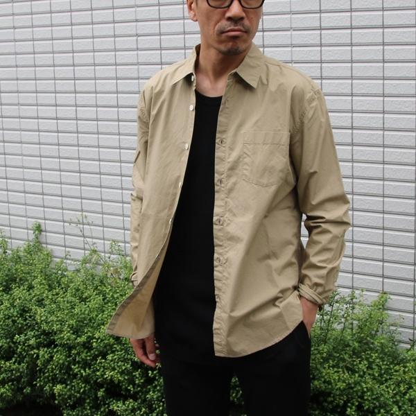 【RE PRICE/価格改定】オーディエンス  Upscape Audience レギュラーカラー長袖シャツ スーピマタイプライター地 日本製 メンズ | Audience | 07