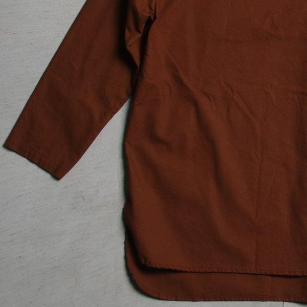 オーディエンス Audience ボートネックプルオーバーポケ付き9分袖シャツ コットンクロス地 日本製 メンズ |  | 16