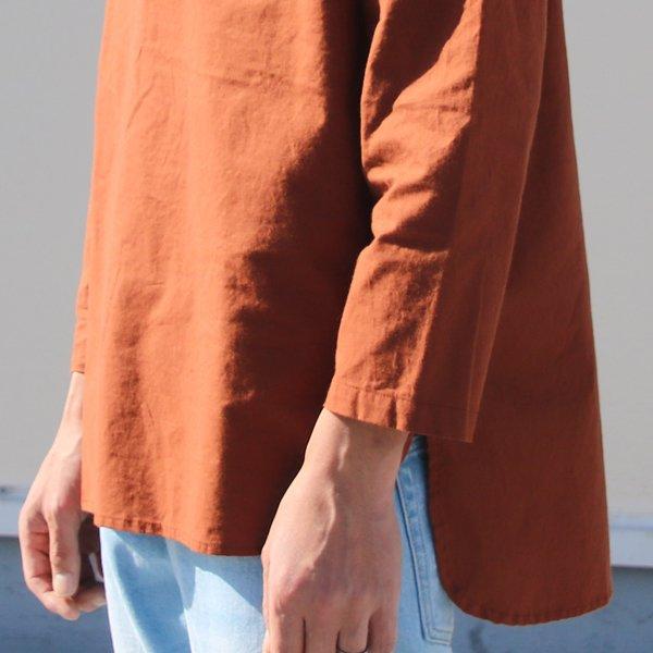 オーディエンス Audience ボートネックプルオーバーポケ付き9分袖シャツ コットンクロス地 日本製 メンズ |  | 17