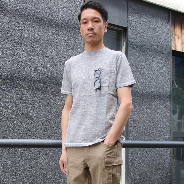 【RE PRICE / 価格改定】オーバーラップ クルーネック半袖Tシャツ グラスポケ付 吊り編み天竺 東京製 | Audience | 11