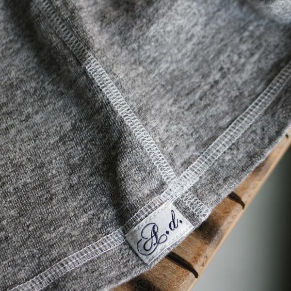 【RE PRICE / 価格改定】オーバーラップ クルーネック半袖Tシャツ グラスポケ付 吊り編み天竺 東京製 | Audience | 16