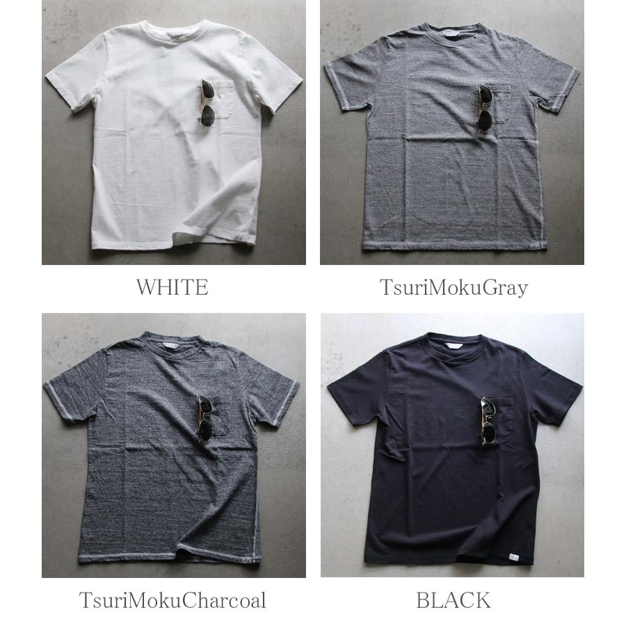 【RE PRICE / 価格改定】オーバーラップ クルーネック半袖Tシャツ グラスポケ付 吊り編み天竺 東京製 | Audience | 19