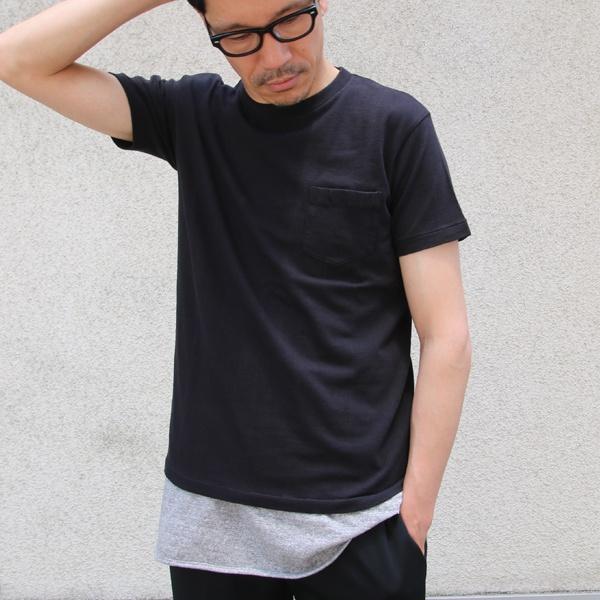 【RE PRICE / 価格改定】オーディエンス Audience クルーネック丸胴ポケ付半袖TEE 吊り編み天竺 東京製 | Audience | 03