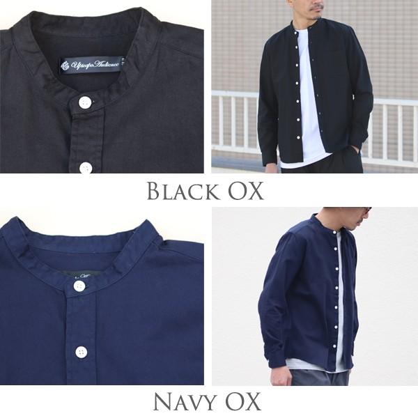 【RE PRICE / 価格改定】オーディエンス Audience バンドカラーシャツ 長袖シャツ 日本製 メンズ |  | 04