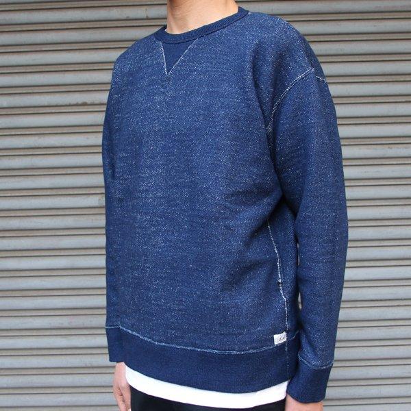 オーディエンス Audience ガゼット クルーネック スウェット 本藍染裏毛 東京製 | Audience | 10