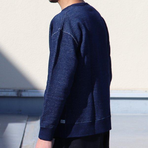 オーディエンス Audience ガゼット クルーネック スウェット 本藍染裏毛 東京製 | Audience | 03