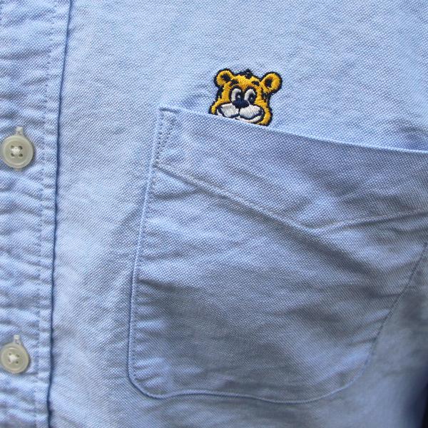【RE PRICE/価格改定】オーディエンス Audience UCLA ブルーインズ熊刺繍付シャツ チビ衿 ボタンダウンシャツ シャンブレーオックス 日本製 メンズ | Audience | 11