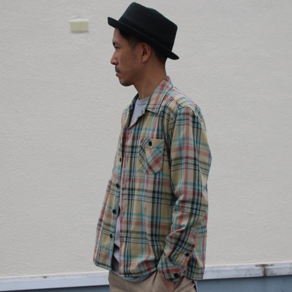 【RE PRICE/価格改定】オーディエンス Audience オープンカラーシャツジャケット 70'サーフチェック柄 日本製 メンズ | Audience | 14