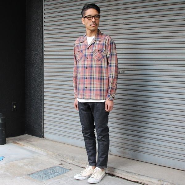 【RE PRICE/価格改定】オーディエンス Audience オープンカラーシャツジャケット 70'サーフチェック柄 日本製 メンズ | Audience | 05