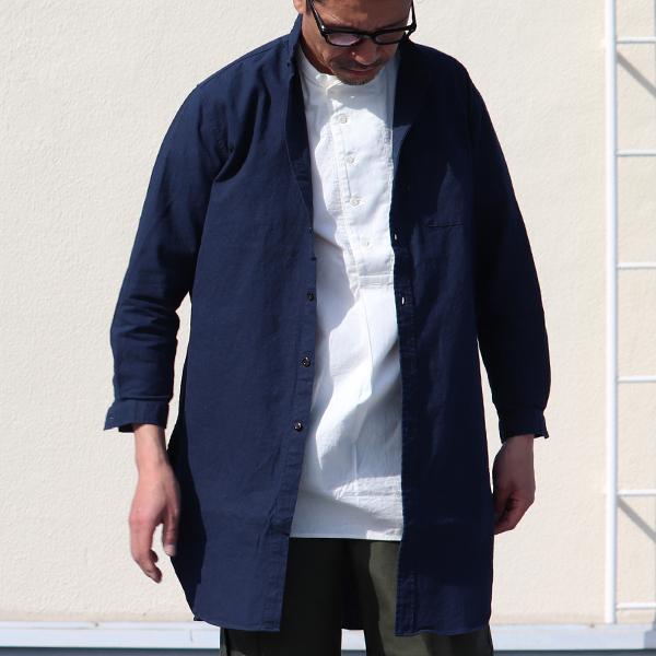 オーディエンス Audience ローマシャツコート ソフトリネンコットンキャンバ 日本製 | Audience | 10