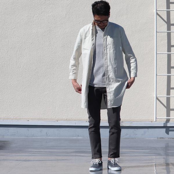 オーディエンス Audience ローマシャツコート ソフトリネンコットンキャンバ 日本製 | Audience | 06