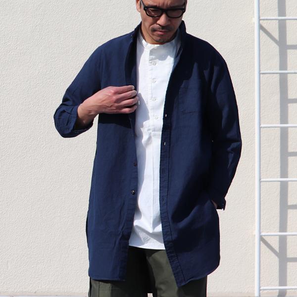 オーディエンス Audience ローマシャツコート ソフトリネンコットンキャンバ 日本製 | Audience | 09