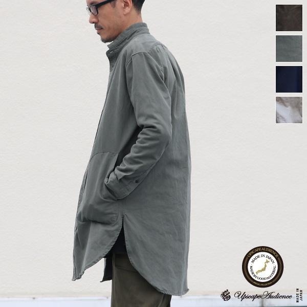 グリストーンW アーミーコード ポケ付 ローマシャツコート【MADE IN JAPAN】『日本製』/ Upscape Audience [AUD2956] | Audience