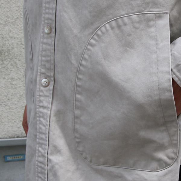 グリストーンW アーミーコード ポケ付 ローマシャツコート【MADE IN JAPAN】『日本製』/ Upscape Audience [AUD2956] | Audience | 17