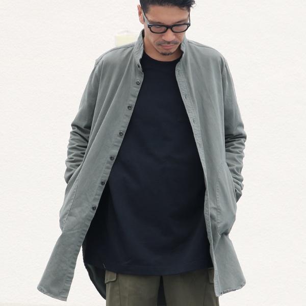グリストーンW アーミーコード ポケ付 ローマシャツコート【MADE IN JAPAN】『日本製』/ Upscape Audience [AUD2956] | Audience | 02