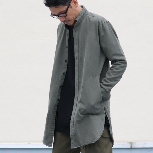 グリストーンW アーミーコード ポケ付 ローマシャツコート【MADE IN JAPAN】『日本製』/ Upscape Audience [AUD2956] | Audience | 05