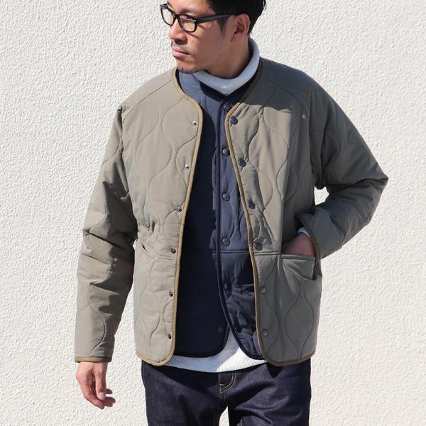 【RE PRICE / 価格改定】オーディエンス Audience ウェーブキルト スナップジャケット Teflon テフロン 日本製 メンズ AUD2965 | Audience | 07