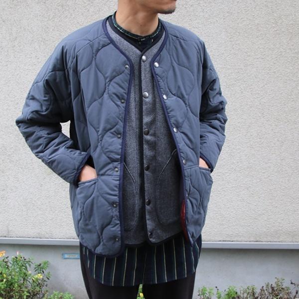 【RE PRICE / 価格改定】オーディエンス Audience ウェーブキルト スナップジャケット Teflon テフロン 日本製 メンズ AUD2965 | Audience | 08