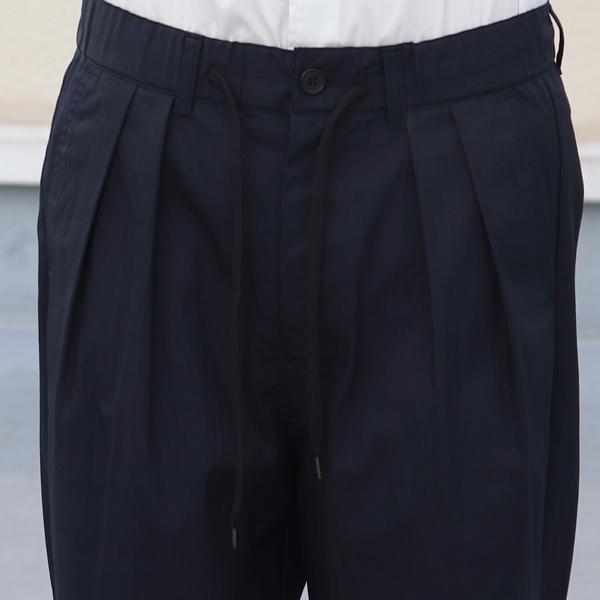 Audience オーディエンス 2タックパンツ ワイドパンツ グリストーンダブル 綿ナイロン 日本製 Upscape Audience | Audience | 14