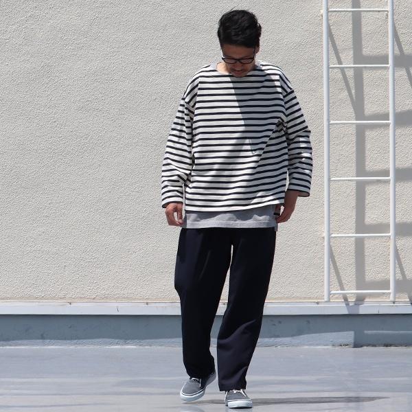 Reflax(リフラクス)ポリエステル リネンライク CANAPA(カナパ) 2タックイージーワイドパンツ【MADE IN JAPAN】『日本製』/ Upscape Audience [AUD3490] | Audience | 13