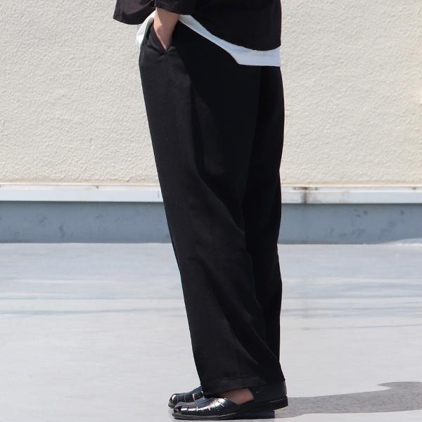 Reflax(リフラクス)ポリエステル リネンライク CANAPA(カナパ) 2タックイージーワイドパンツ【MADE IN JAPAN】『日本製』/ Upscape Audience [AUD3490] | Audience | 17