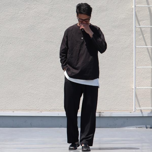 Reflax(リフラクス)ポリエステル リネンライク CANAPA(カナパ) 2タックイージーワイドパンツ【MADE IN JAPAN】『日本製』/ Upscape Audience [AUD3490] | Audience | 18