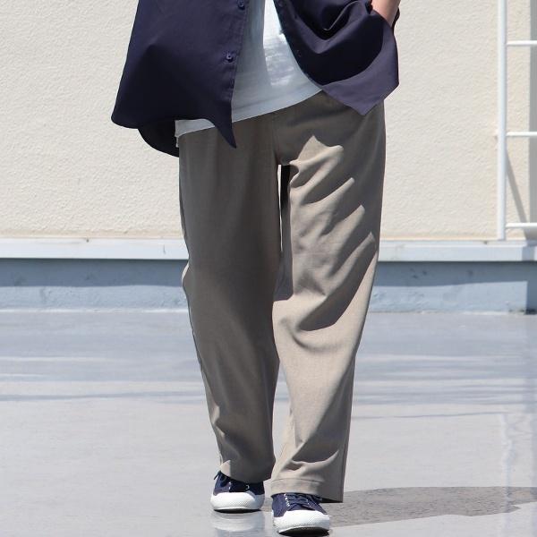 Reflax(リフラクス)ポリエステル リネンライク CANAPA(カナパ) 2タックイージーワイドパンツ【MADE IN JAPAN】『日本製』/ Upscape Audience [AUD3490] | Audience | 19