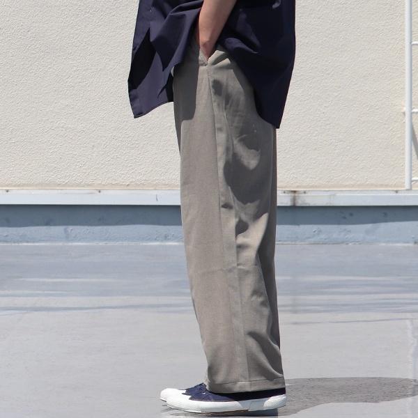 Reflax(リフラクス)ポリエステル リネンライク CANAPA(カナパ) 2タックイージーワイドパンツ【MADE IN JAPAN】『日本製』/ Upscape Audience [AUD3490] | Audience | 07