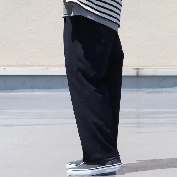 Reflax(リフラクス)ポリエステル リネンライク CANAPA(カナパ) 2タックイージーワイドパンツ【MADE IN JAPAN】『日本製』/ Upscape Audience [AUD3490] | Audience | 12