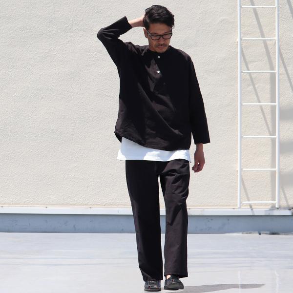 馬布ヴィンテージフィニッシュ（ホースクロス） ベイカー ワイドパンツ【MADE IN JAPAN】『日本製』/ Upscape Audience [AUD3492] | Audience | 13