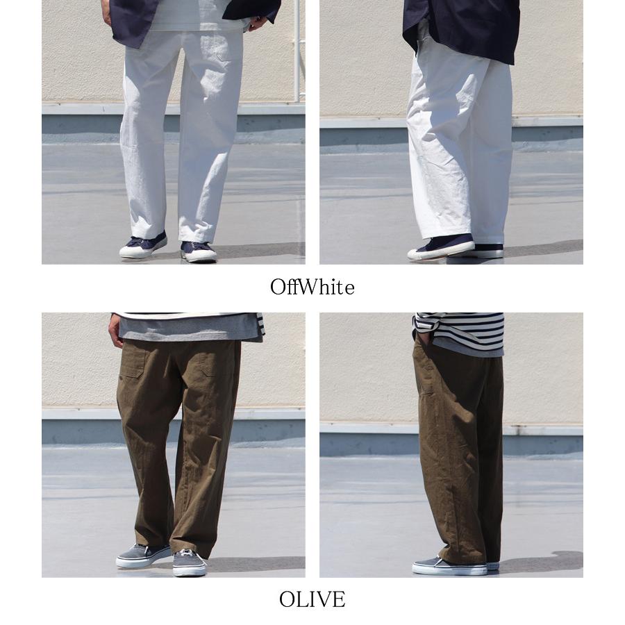 馬布ヴィンテージフィニッシュ（ホースクロス） ベイカー ワイドパンツ【MADE IN JAPAN】『日本製』/ Upscape Audience [AUD3492] | Audience | 14