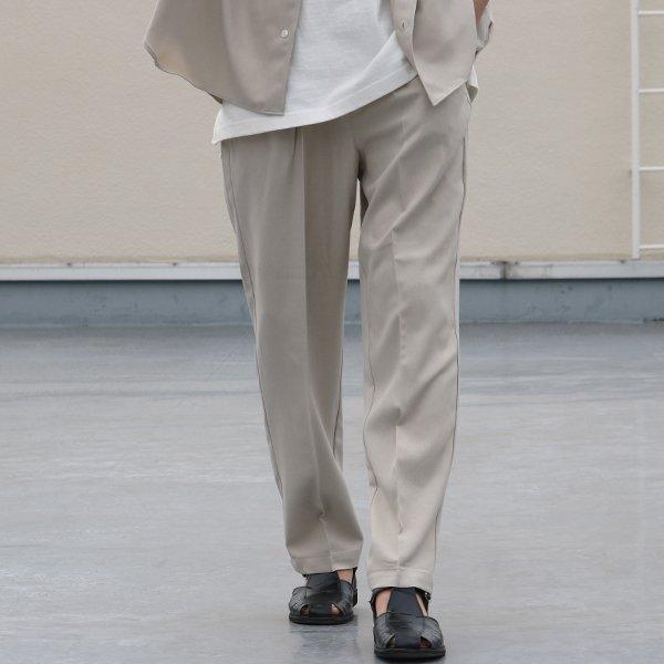 Reflax(リフラクス)ポリエステル リネンライク LINON(リノン) 2タック テーパード イージーパンツ【MADE IN JAPAN】『日本製』/ Upscape Audience [AUD3532] | Audience | 17