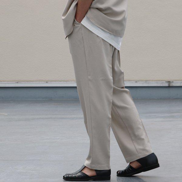 Reflax(リフラクス)ポリエステル リネンライク LINON(リノン) 2タック テーパード イージーパンツ【MADE IN JAPAN】『日本製』/ Upscape Audience [AUD3532] | Audience | 18