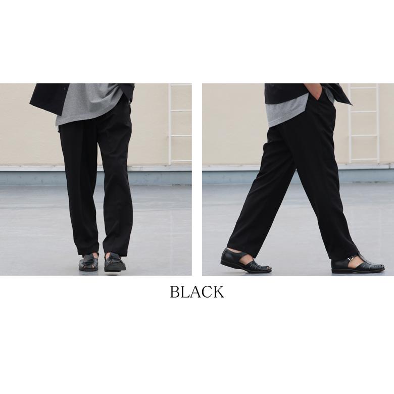 Reflax(リフラクス)ポリエステル リネンライク LINON(リノン) 2タック テーパード イージーパンツ【MADE IN JAPAN】『日本製』/ Upscape Audience [AUD3532] | Audience | 22