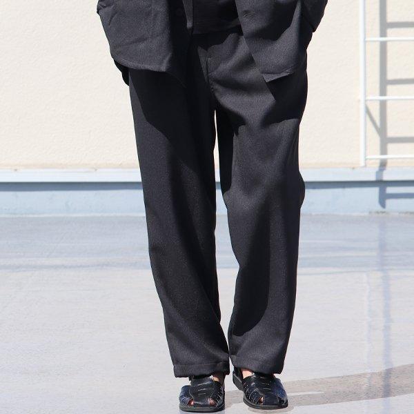 LANATEC (ラナテック) LEI( レイ) ポリエステル ウールライク カルゼ 2タック イージー ワイドパンツ『日本製』【送料無料】/ Upscape Audience [AUD3537] |  | 02