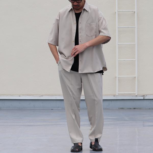 Audience オーディエンス 2タックパンツ テーパードパンツ Reflax Linon リフラクスリノン 日本製 メンズ | Audience | 10