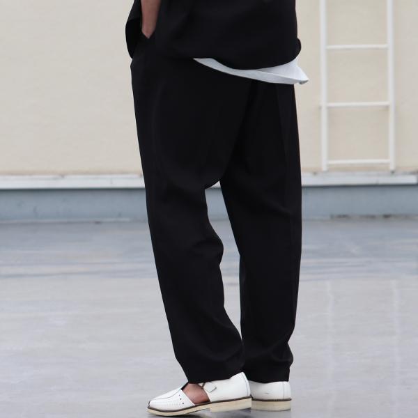 Audience オーディエンス 2タックパンツ テーパードパンツ Reflax Linon リフラクスリノン 日本製 メンズ | Audience | 14