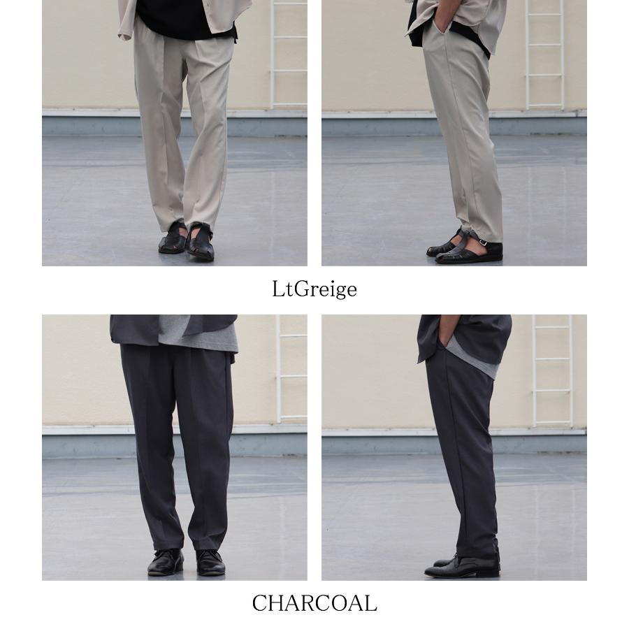 Audience オーディエンス 2タックパンツ テーパードパンツ Reflax Linon リフラクスリノン 日本製 メンズ | Audience | 18