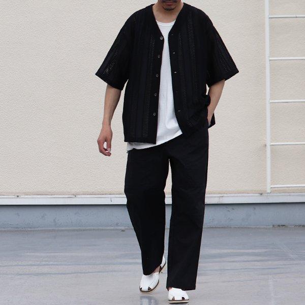 Audience オーディエンス ツールポケット ワイドイージーパンツ グリストーンダブル 綿ナイロン 日本製 メンズ | Audience | 10