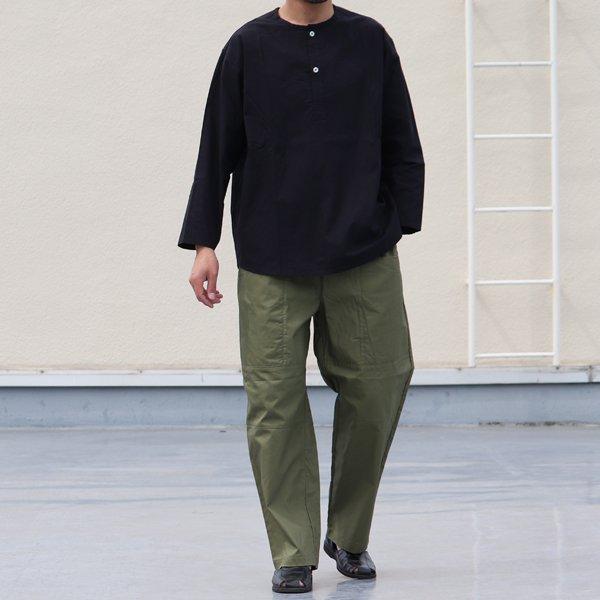 Audience オーディエンス ツールポケット ワイドイージーパンツ グリストーンダブル 綿ナイロン 日本製 メンズ | Audience | 15