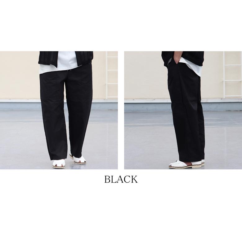 Audience オーディエンス ツールポケット ワイドイージーパンツ グリストーンダブル 綿ナイロン 日本製 メンズ | Audience | 17