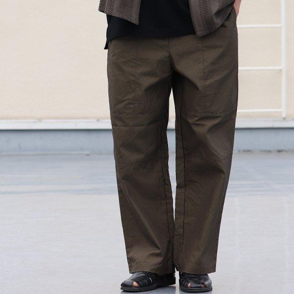 Audience オーディエンス ツールポケット ワイドイージーパンツ グリストーンダブル 綿ナイロン 日本製 メンズ | Audience | 02