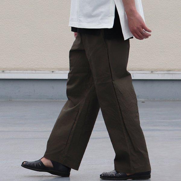 Audience オーディエンス ツールポケット ワイドイージーパンツ グリストーンダブル 綿ナイロン 日本製 メンズ | Audience | 03