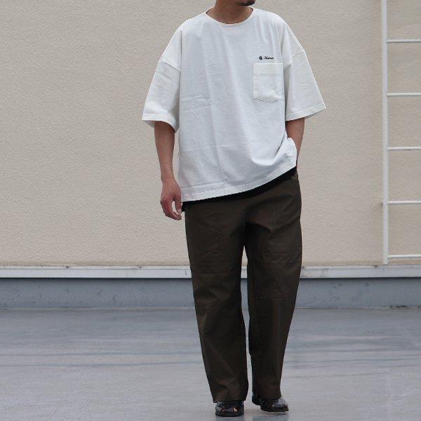 Audience オーディエンス ツールポケット ワイドイージーパンツ グリストーンダブル 綿ナイロン 日本製 メンズ | Audience | 05