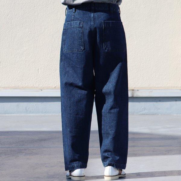 オーディエンス Audience 青耳デニム ウォッシュ加工 ベイカーパンツ 13.75オンスデニム 日本製 メンズ | Audience | 10