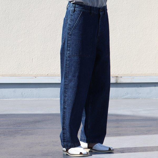 オーディエンス Audience 青耳デニム ウォッシュ加工 ベイカーパンツ 13.75オンスデニム 日本製 メンズ | Audience | 11