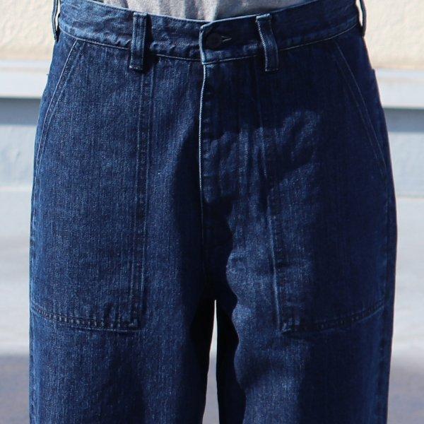 オーディエンス Audience 青耳デニム ウォッシュ加工 ベイカーパンツ 13.75オンスデニム 日本製 メンズ | Audience | 12