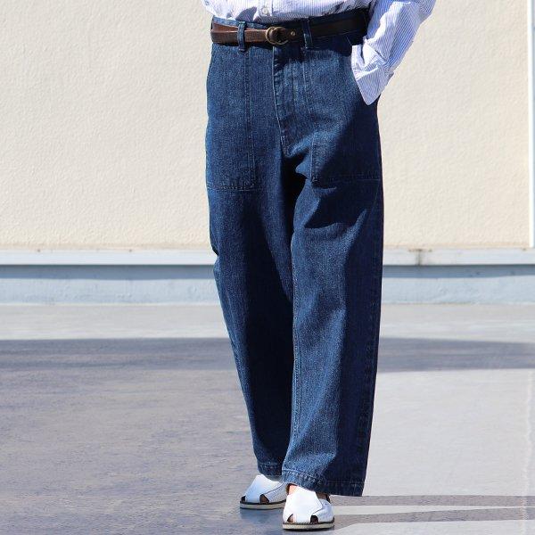 オーディエンス Audience 青耳デニム ウォッシュ加工 ベイカーパンツ 13.75オンスデニム 日本製 メンズ | Audience | 03