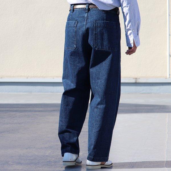 オーディエンス Audience 青耳デニム ウォッシュ加工 ベイカーパンツ 13.75オンスデニム 日本製 メンズ | Audience | 04