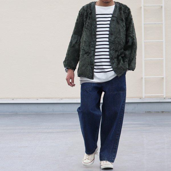 オーディエンス Audience 青耳デニム ウォッシュ加工 ベイカーパンツ 13.75オンスデニム 日本製 メンズ | Audience | 06